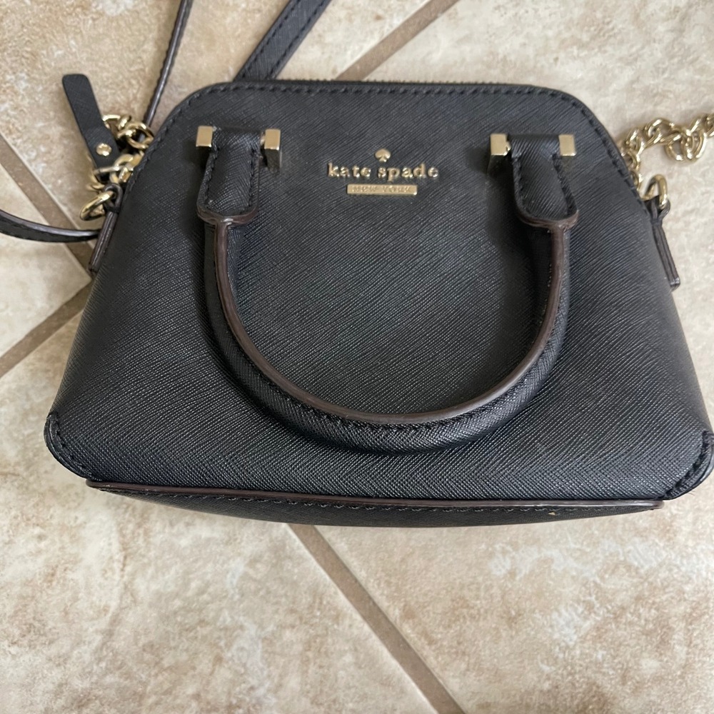 Black Kate Spade New York Mini DoubleHandle Bag kate spadeSize: OS - Picture 2 of 10